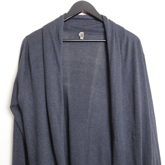 Aritzia Wilfred Silk Cashmere Long Sleeve Thin Cardigan Sweater Sz Medium - Picture 2 of 9